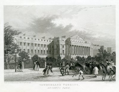 Cumberland Terrace, Regents Park, London alkotó: English School