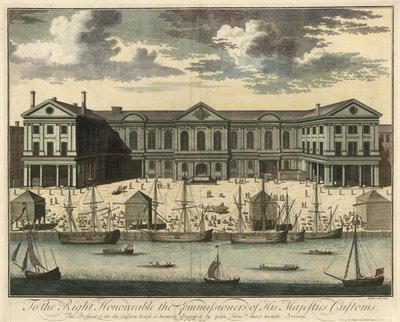 Custom House, London alkotó: English School