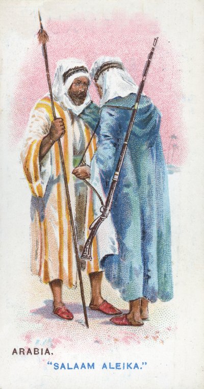 Szokásos köszöntés Arábiában, 1907 alkotó: English School