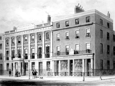 DAlemaine & Co. a Soho Square-en, 1854 alkotó: English School