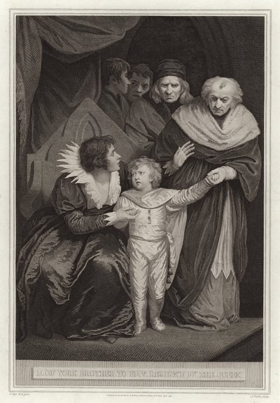 D of York testvére V. Ednek lemondott a királynőtől alkotó: English School