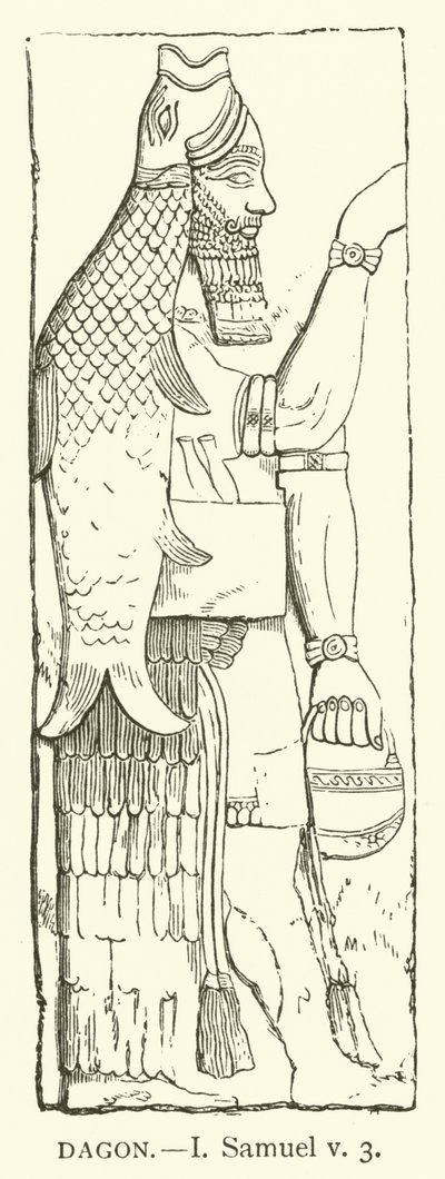 Dagon, én, Samuel, v, 3 (metszet) alkotó: English School
