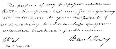 Daniel Terry (színész) alkotó: English School