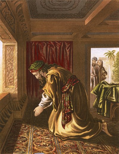 Daniel imádkozik alkotó: English School