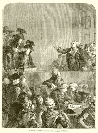 Danton védekezik a Törvényszék előtt alkotó: English School