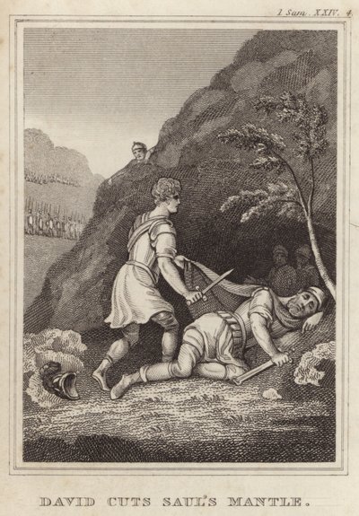 David levágja a Sauls Mantle-t alkotó: English School