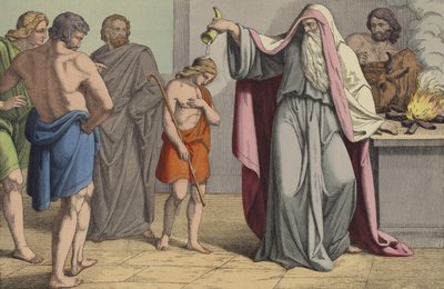 Dávid királlyá kente alkotó: English School