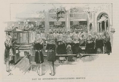 Engesztelés napja, befejező istentisztelet alkotó: English School