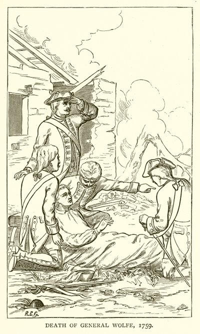 Wolfe tábornok halála, 1759 alkotó: English School