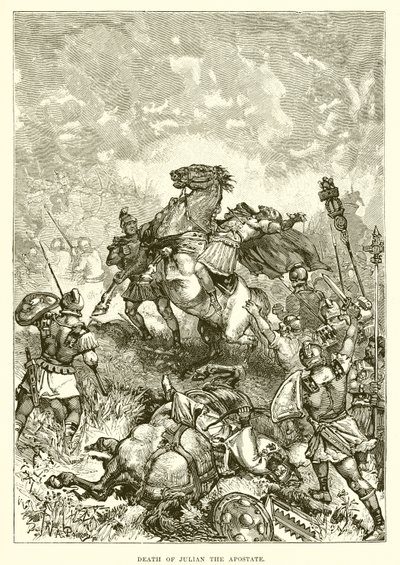 Julianus, a hitehagyott halála alkotó: English School