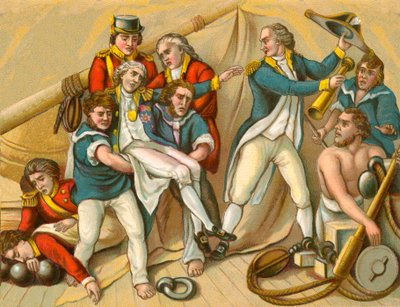 Nelson halála 1805 alkotó: English School
