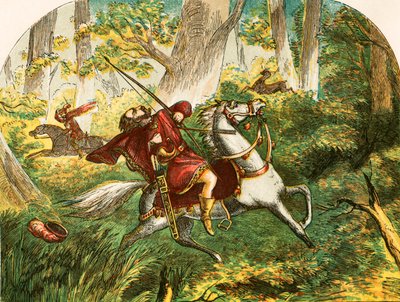 William Rufus halála alkotó: English School
