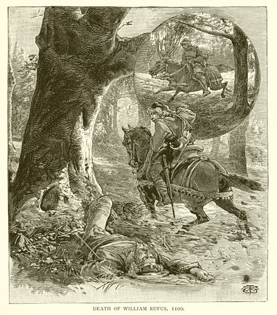 William Rufus halála, 1100 alkotó: English School
