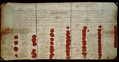 I. Károly (1600-49) halálos ítélete, 1648. január 29. (valójában 1649) alkotó: English School