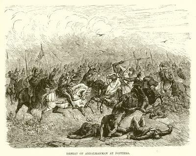 Abdalrahman veresége Poitiers-ben alkotó: English School