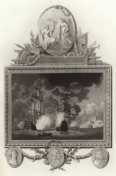A holland flotta veresége, 1665. június 3 alkotó: English School