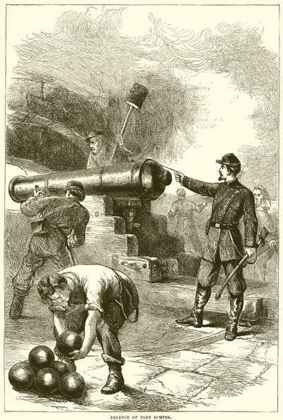 Fort Sumter védelme alkotó: English School