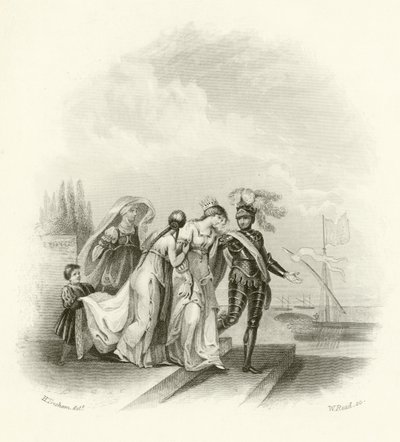 I. Richárd indulása Ciprusról alkotó: English School