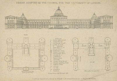 A Londoni Egyetem tanácsa által elfogadott terv alkotó: English School
