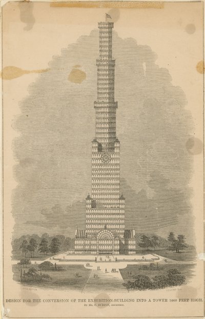 Charles Burton terve a Crystal Palace átalakításához alkotó: English School