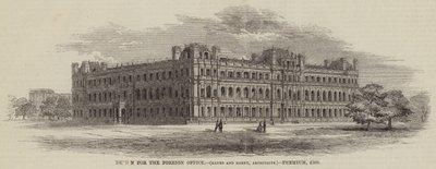 Design for the Foreign Office, Banks and Barry, Architects, Premium, 500 GBP (metszet) alkotó: English School