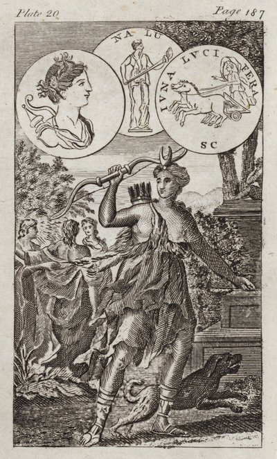 Diana (metszet) alkotó: English School