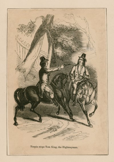 Dick Turpin megállítja Tom Kinget, az országúti embert alkotó: English School