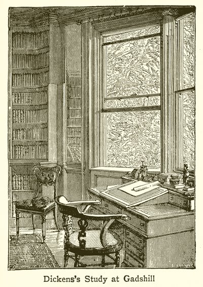 Dickens-tanulmány Gadshillben alkotó: English School