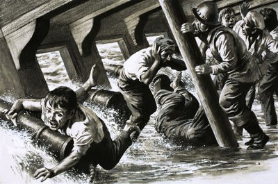 A katasztrófa gyorsan elérte a „Mary Rose”-t alkotó: English School