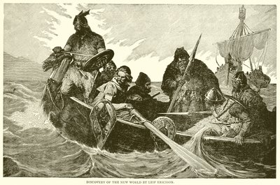 Az új világ felfedezése – Leif Ericsson alkotó: English School