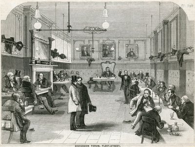 Vitafórum, Fleet Street, London alkotó: English School