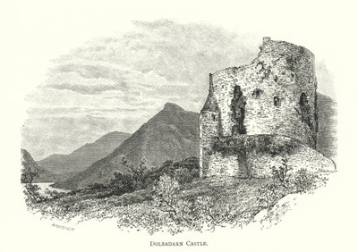 Dolbadarn kastély (metszet) alkotó: English School