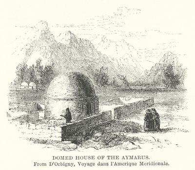 Aymarus kupolás háza (metszet) alkotó: English School