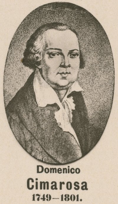 Domenico Cimarosa (mélynyomás) alkotó: English School
