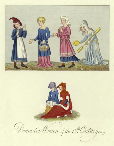 A 15. század háziasszonyai alkotó: English School
