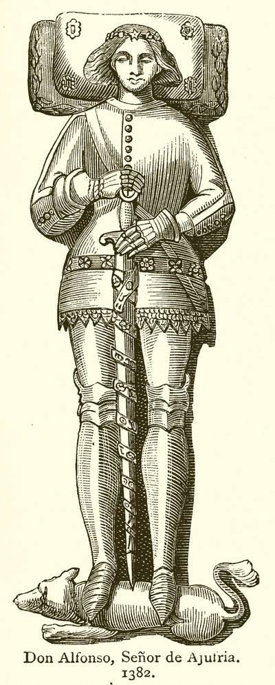 Don Alfonso, Ajufria ura. 1382 alkotó: English School