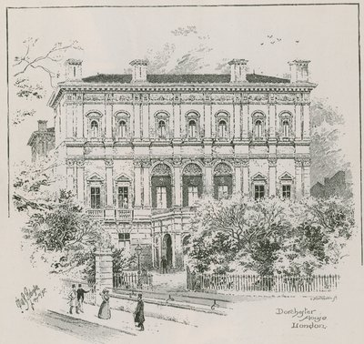 Dorchester House, Park Lane, London, Shahzada Nasrullah Khan rezidenciája alkotó: English School