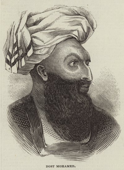 Dost Mohamed (metszet) alkotó: English School