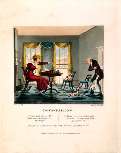 Galambfarkú, vésette George Hunt, kiadó: Thomas Mclean, 1827 alkotó: English School
