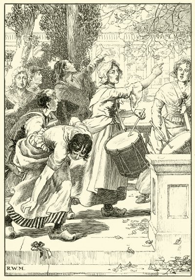 Le a szegények rablóival! (tinta papíron) alkotó: English School