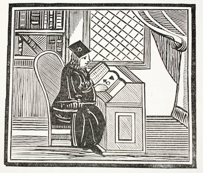 Dr. John Faustus, illusztráció a Chap-books of the Eighteenth Century-ből, John Ashtontól, pub. 1882 alkotó: English School