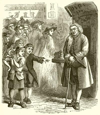 Dr. Johnson a piactérre látogat alkotó: English School