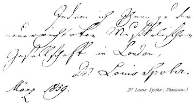 Dr. Louis Spohr (zenész) alkotó: English School