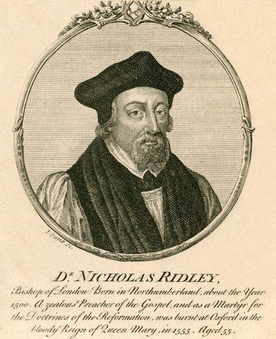 Dr. Nicholas Ridley alkotó: English School