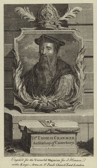 Dr. Thomas Cranmer, Canterbury érseke alkotó: English School