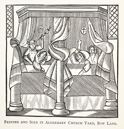 Álmok és vakondok, illusztráció a Chap-books of the Eightenth Century-ből, John Ashton, pub. 1882 alkotó: English School