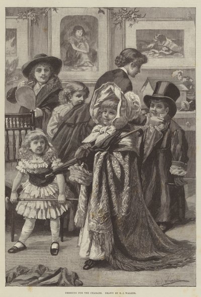 Öltözködés a Charadehoz (metszet) alkotó: English School