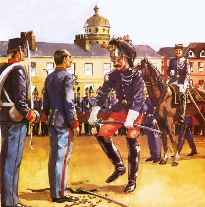 Dreyfus nyilvános megalázása alkotó: English School