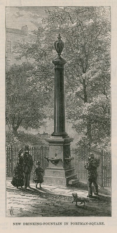 Ivókút a Portman téren alkotó: English School