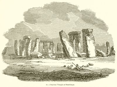 Druida templom Stonehenge-ben alkotó: English School